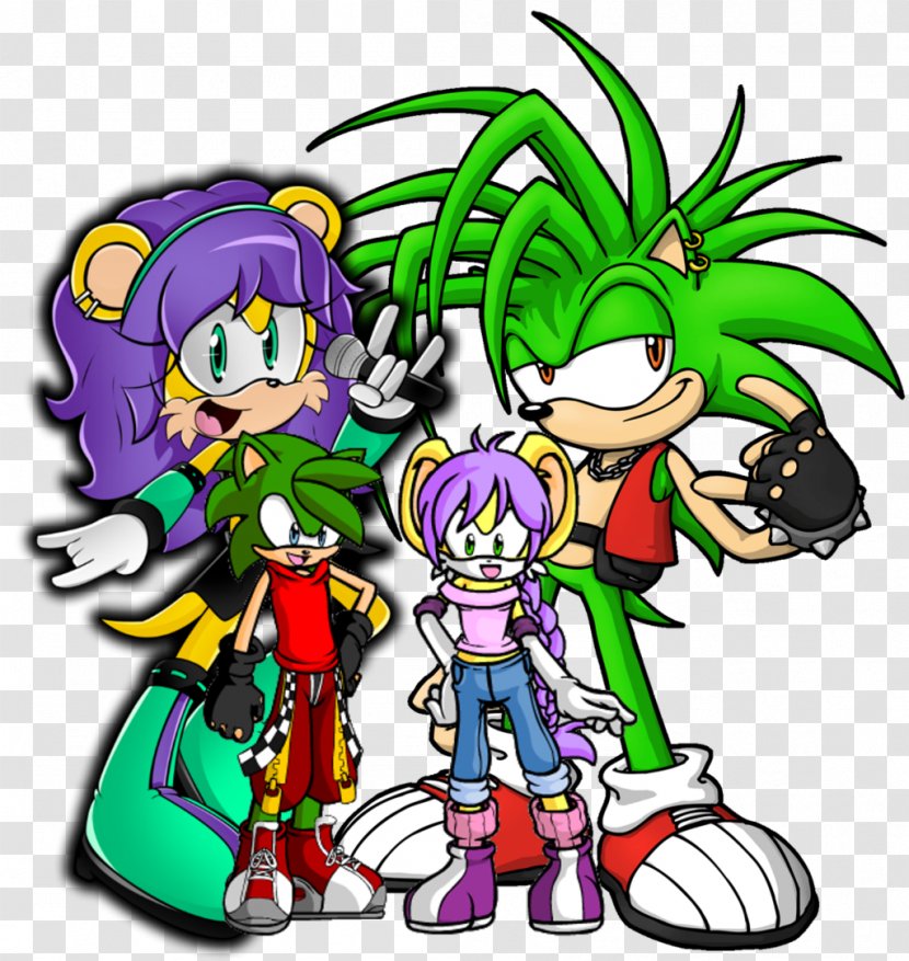 Sonic The Hedgehog Manic Espio Chameleon Mania - Tree - Knuckles Echidna Transparent PNG