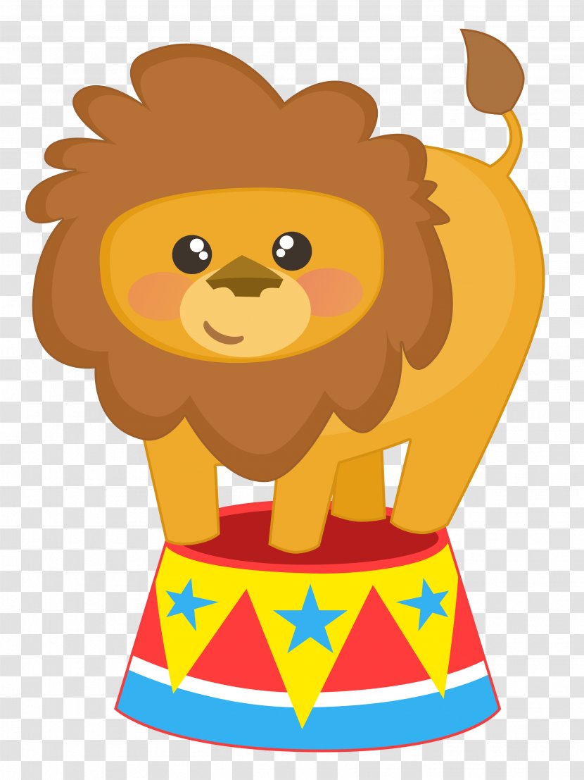 Circus Clown Lion - Carnival Theme Transparent PNG