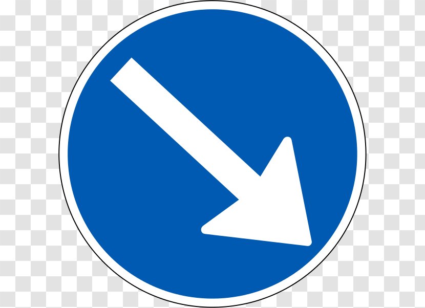 Traffic Sign Road Mandatory - Area Transparent PNG