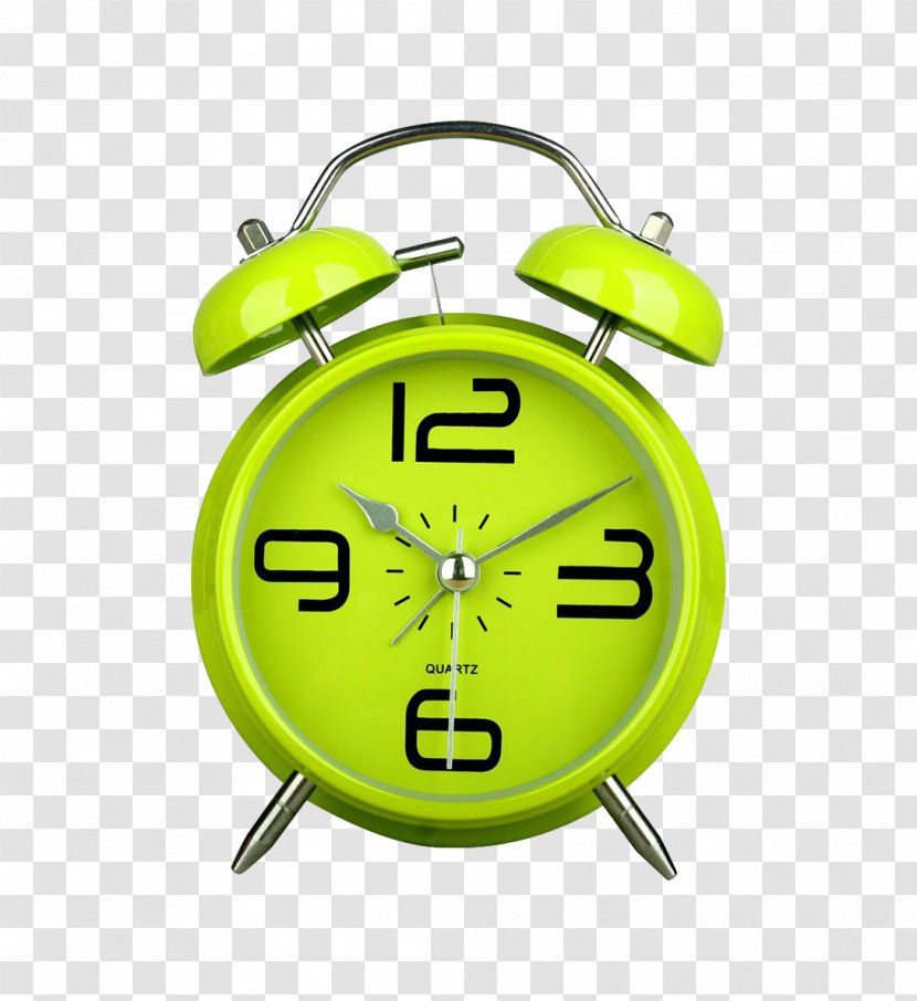 Nightstand Alarm Clock Amazon.com Table - Room - Green Transparent PNG