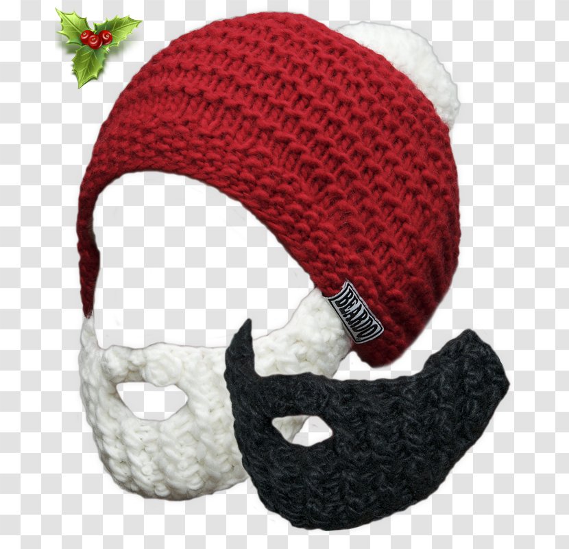 Knit Cap Santa Claus Beanie Christmas - Crochet - Ski Transparent PNG