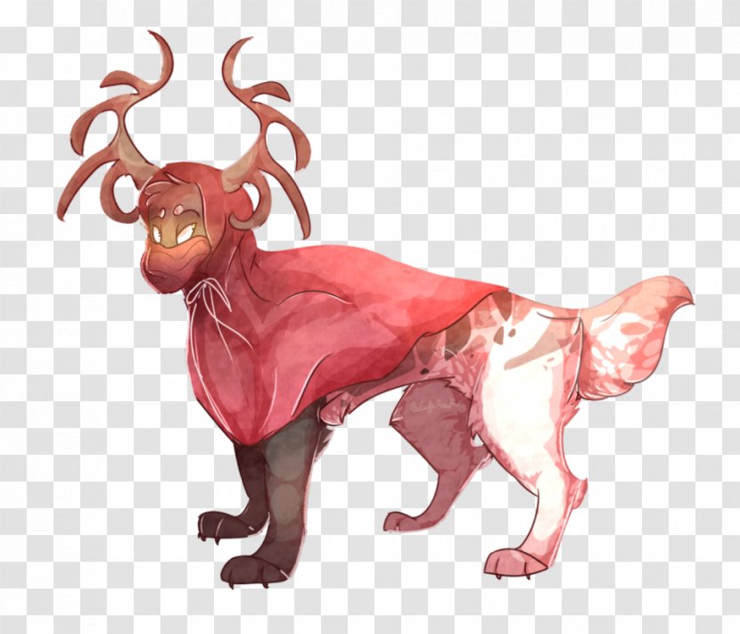 Reindeer Figurine Tail Carnivora Legendary Creature - Feather Shading Transparent PNG