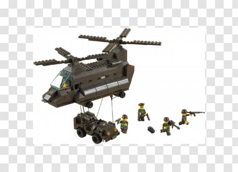 Military Helicopter LEGO Toy Army - Rotor Transparent PNG