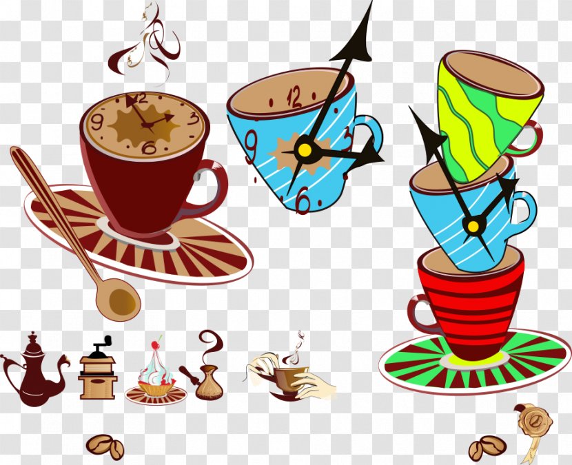 Turkish Coffee Cafe Cup - Tableware - Vector Creative Transparent PNG