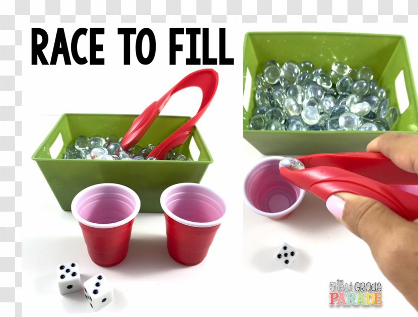 Plastic Glass Mathematics First Grade Cup - Bead - Set Praise To Engage In Activities Transparent PNG