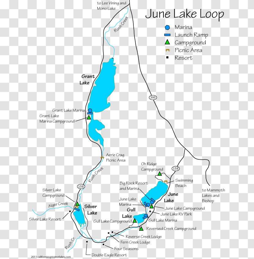 June Lake, California Mammoth Lakes Lopez Lake Bishop Campsite - Travel Transparent PNG