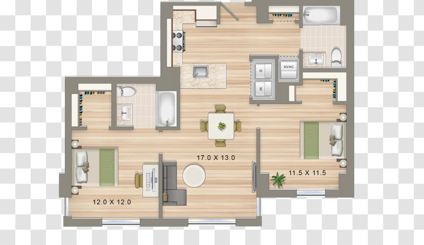 Architecture Property Floor Plan House Residential Area - Real Estate - Cad Transparent PNG