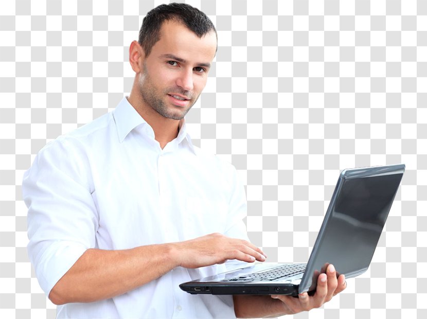 Laptop Business Internet Information Service - People Transparent PNG