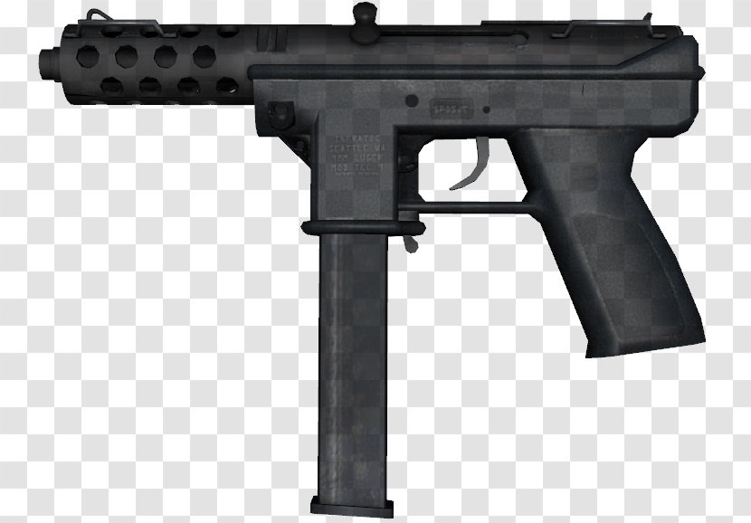 Counter-Strike: Global Offensive TEC-9 Assault Weapon Submachine Gun - Watercolor Transparent PNG