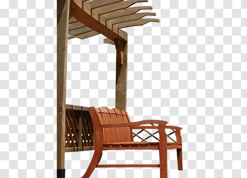 Chair Seat Garden - Hardwood Transparent PNG