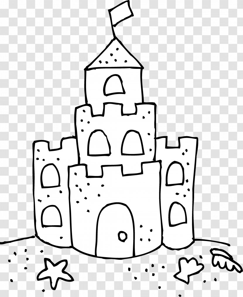 Sand Art And Play Drawing Coloring Book Clip - Area - Castle Princess Transparent PNG