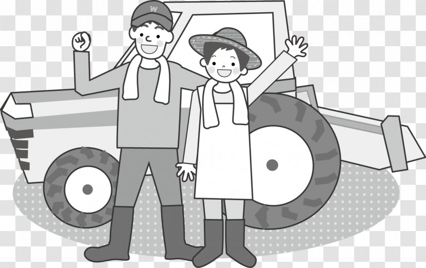 Book Illustration Agriculture Black And White Monochrome Painting - Cartoon - Joint Transparent PNG
