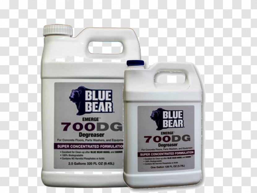 700DG Emerge Surface Degreaser Asphalt Concrete Bear Industrial Supply Company, Inc. - Vacuum Cleaner - Galon Transparent PNG