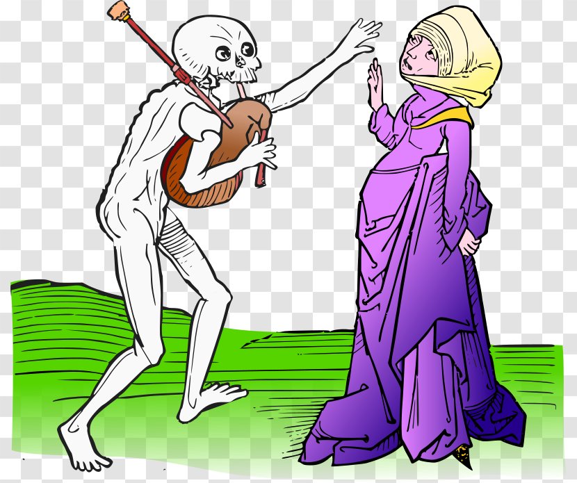 Death Danse Macabre Clip Art Drawing - Frame Transparent PNG