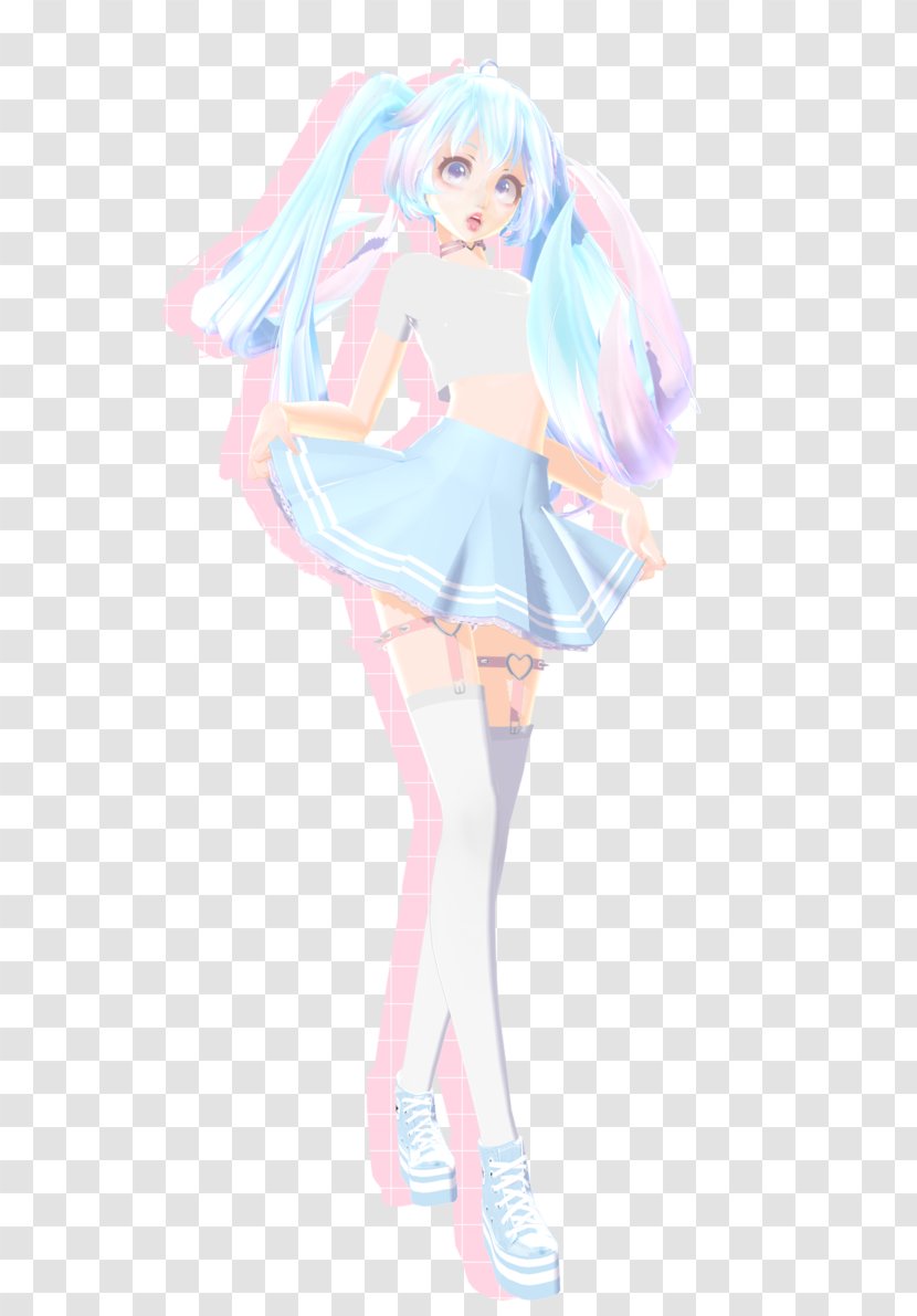 MikuMikuDance Hatsune Miku Drawing Cake Character - Frame Transparent PNG