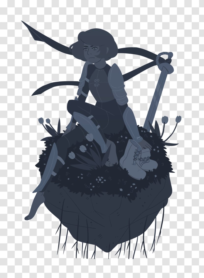 Silhouette Character Fiction - Floating Island Transparent PNG