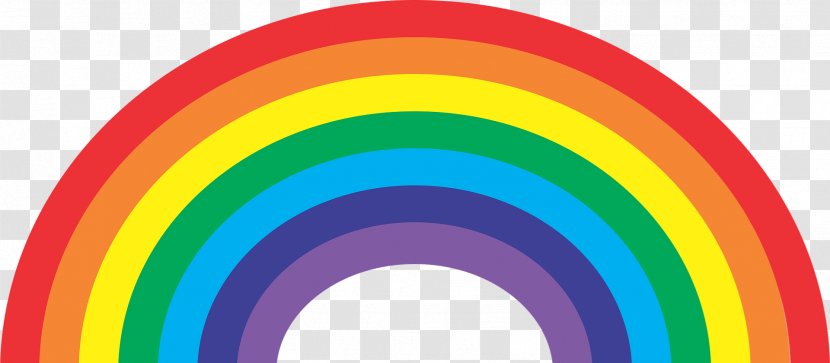 Rainbow ROYGBIV Clip Art - Public Domain Transparent PNG