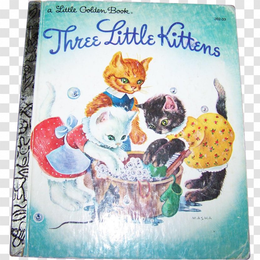 Three Little Kittens Cat The Poky Puppy Book - Cover Transparent PNG