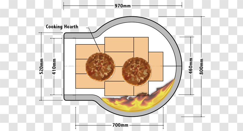 Wood-fired Oven Pizza Fire Brick - Woodfired Transparent PNG