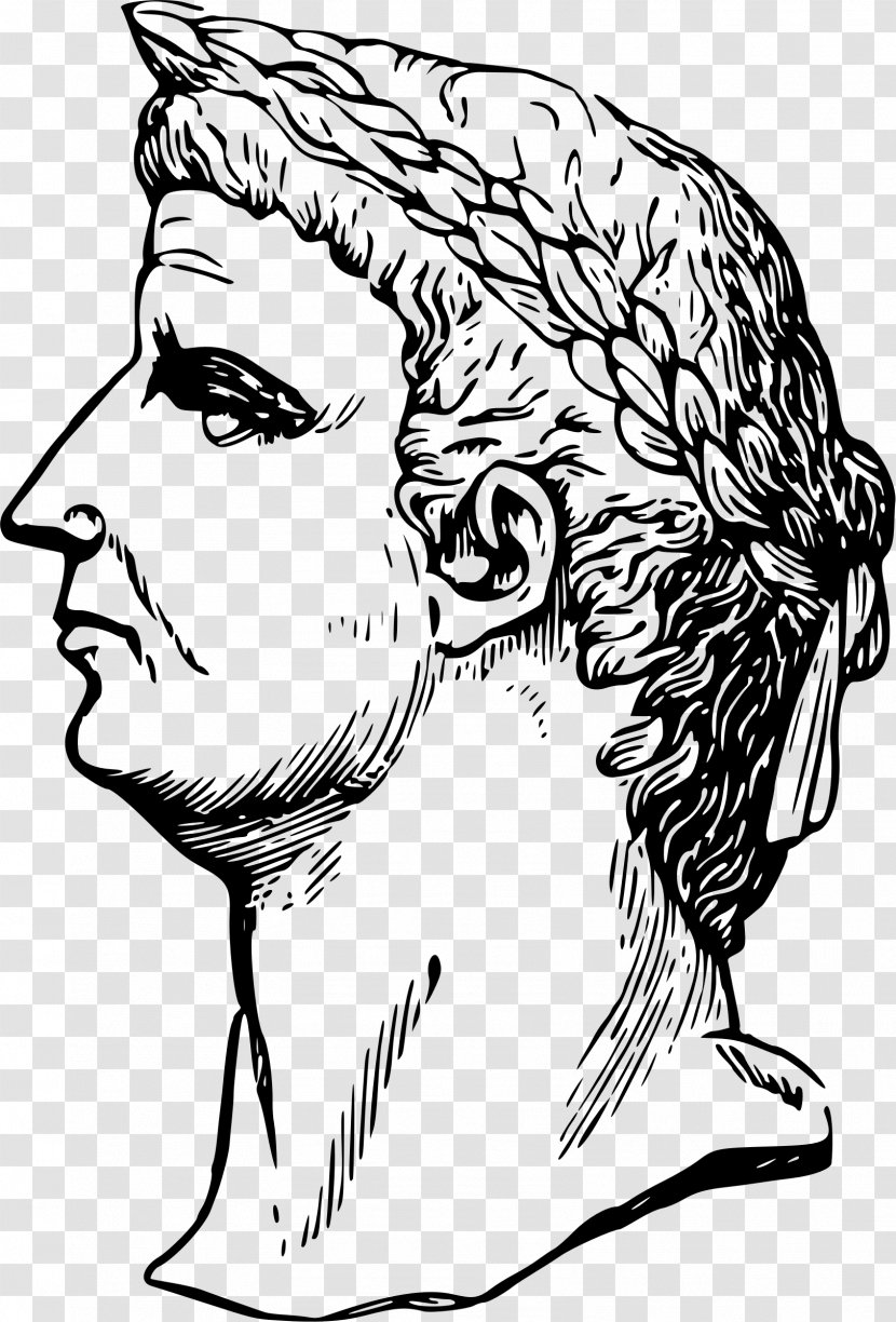 Roman Empire Emperor Young Folks' History Of Rome Public Domain Clip Art - Head Transparent PNG