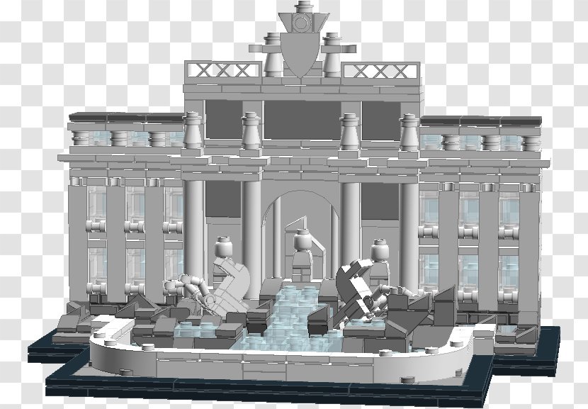 Scale Models - Facade - Trevi Fountain Transparent PNG