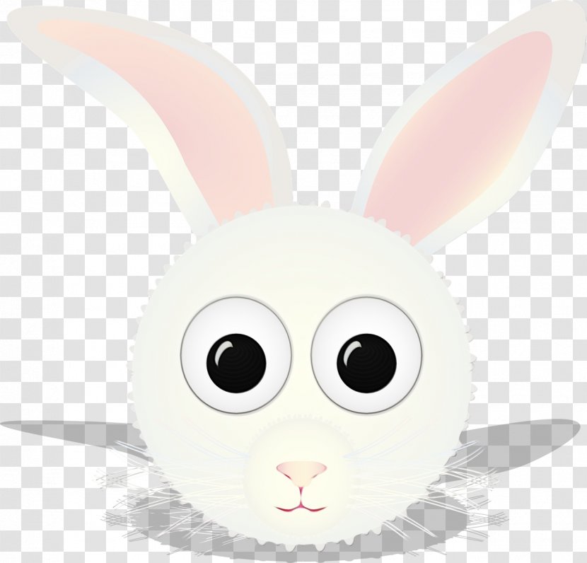 Easter Bunny Background - Ear - Smile Animation Transparent PNG
