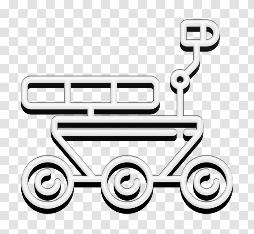 Space Icon Moon Rover Icon Robot Icon Transparent PNG