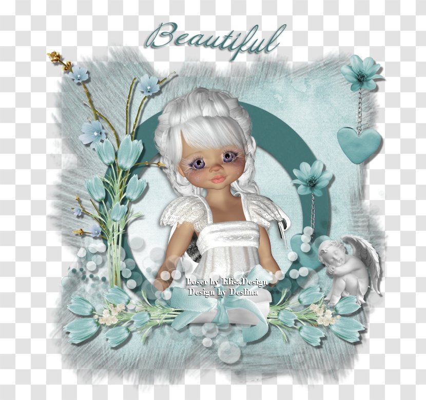 Doll Character Fiction - Blue -painted Frame Material Transparent PNG