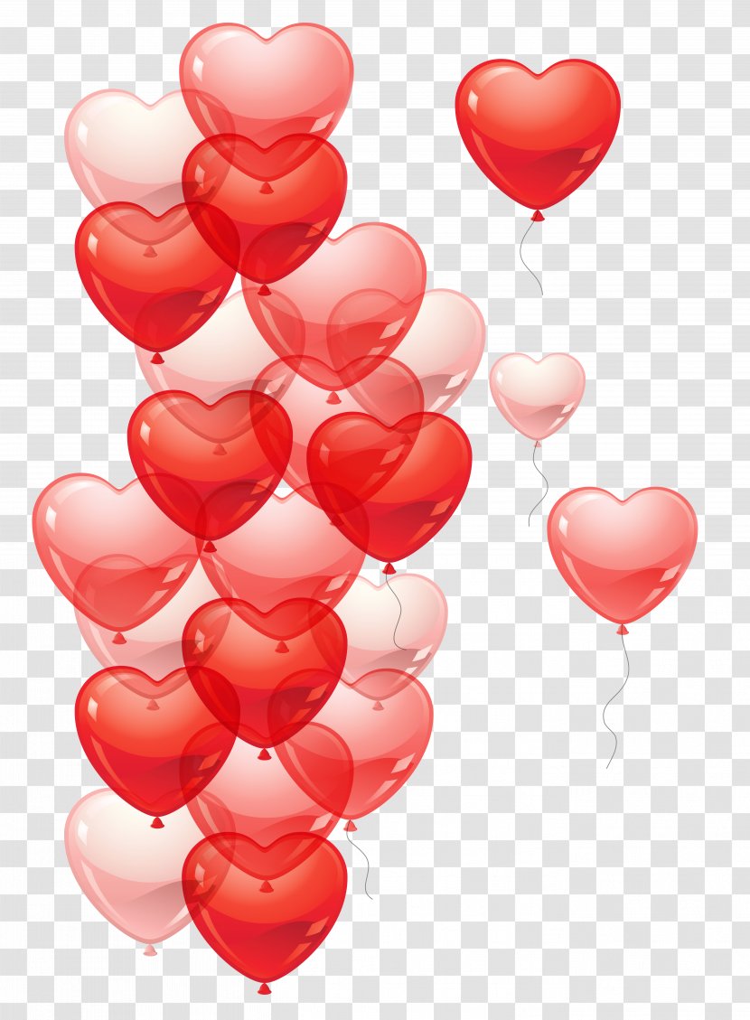 Balloon Clip Art - Valentine S Day - Transparent Heart Baloons Picture Transparent PNG