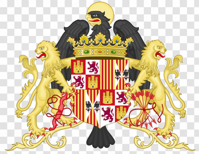 Monarchy Of Spain Kingdom Castile Royal Coat Arms The United - Isabella Portugal Queen Transparent PNG
