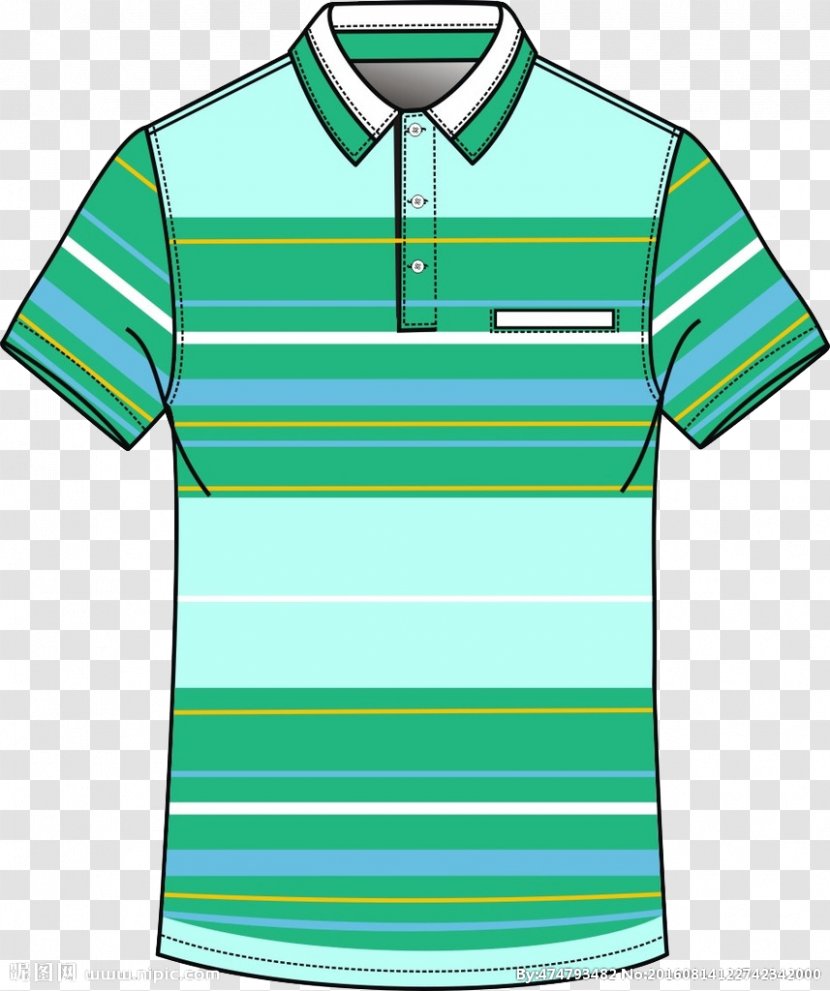 T-shirt Polo Shirt Designer Green - Jersey Transparent PNG