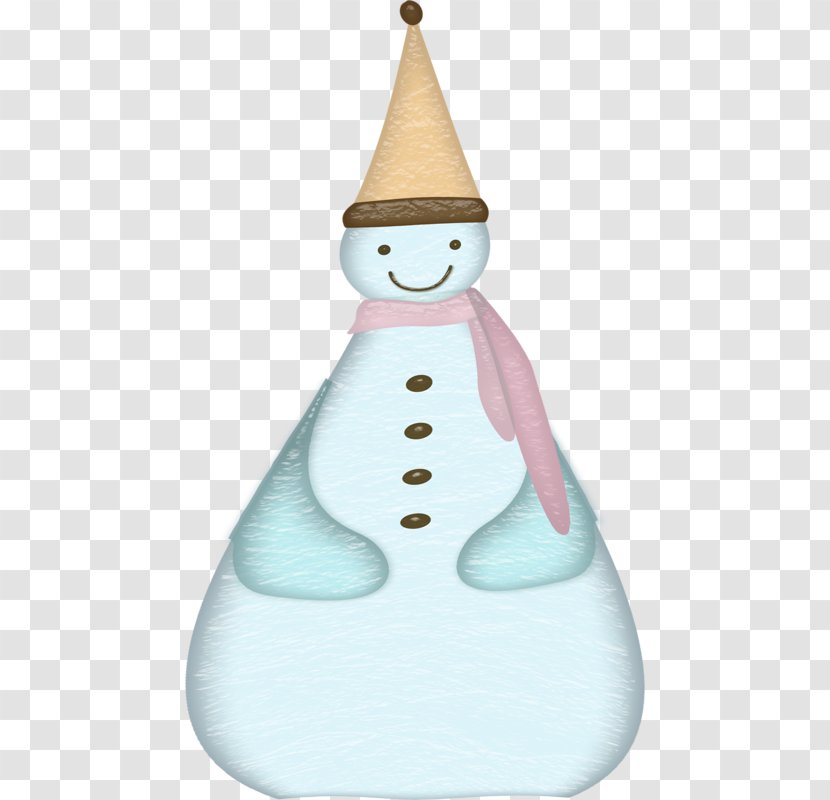 Paper Snowman Christmas Hat - Ornament - Simple Cartoon Tip Transparent PNG