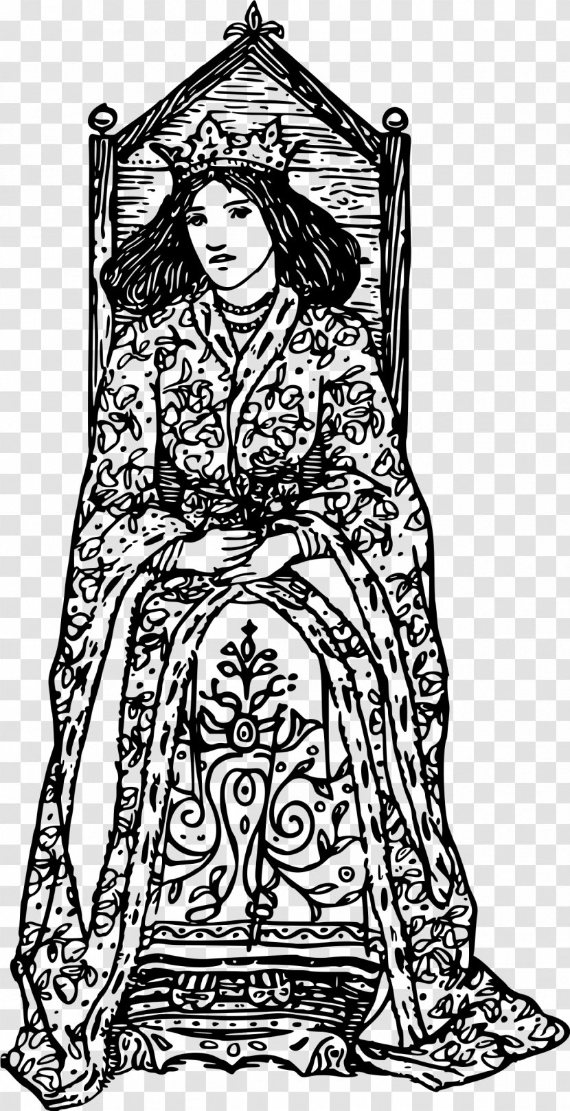 Middle Ages Storytelling English - Costume Design - Royal Throne Transparent PNG