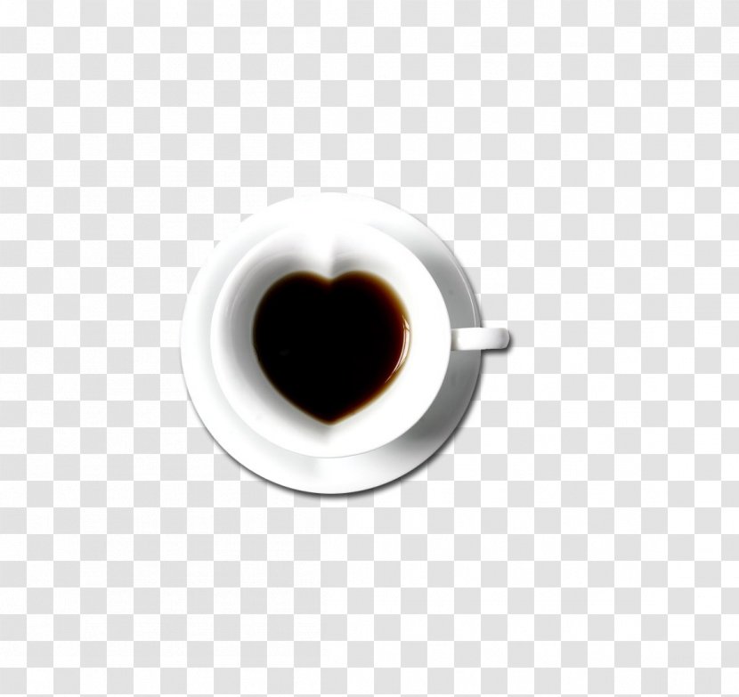 Coffee Cup Circle Heart Font - Tableware - Love Transparent PNG