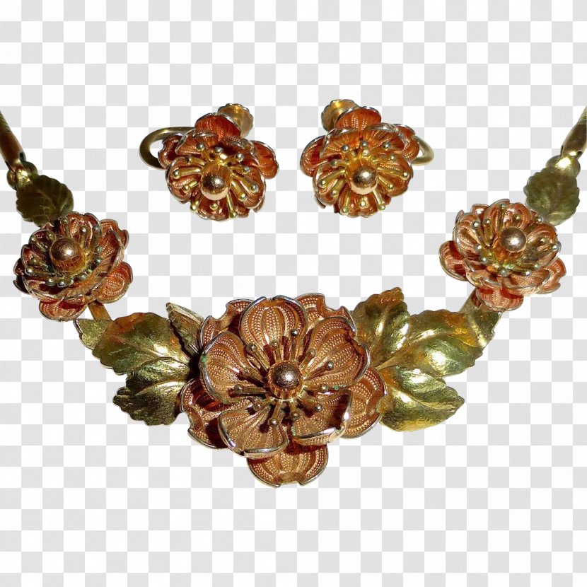 Jewellery Earring Necklace Gold Charms & Pendants - Flower Transparent PNG