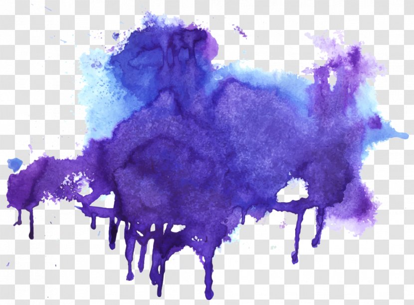 Watercolor Painting Vector Graphics Drawing Royalty-free - Purple Transparent PNG