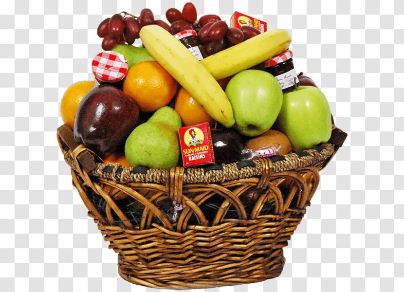 Food Gift Baskets Vegetarian Cuisine Hamper - Fruits Basket Transparent PNG