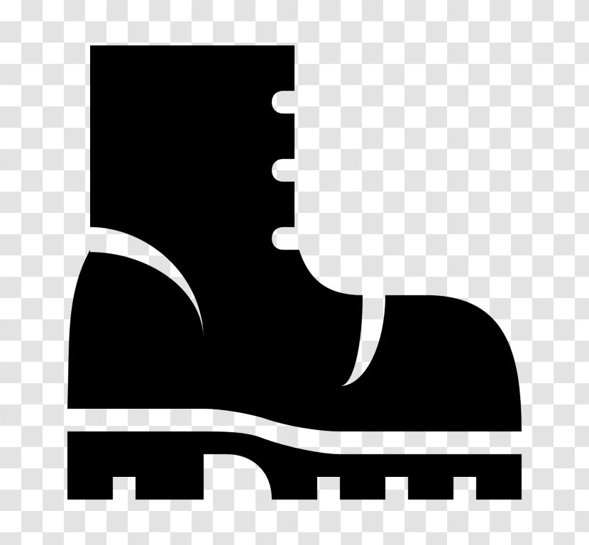 Clip Art Drawing Boot - Outdoor Shoe - Silhouette Transparent PNG