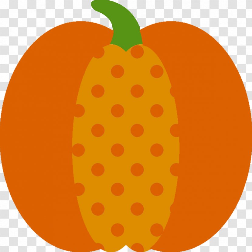 Pumpkin Pie Polka Dot Autumn Clip Art - Fruit Transparent PNG