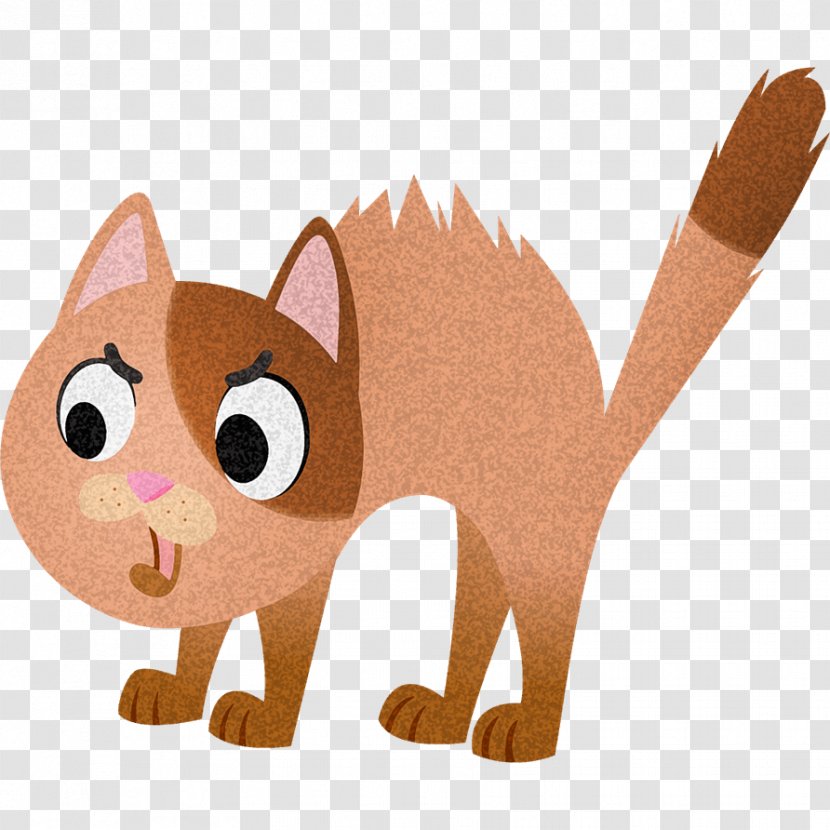 Cat Sticker Kitten Child Adhesive - Silhouette - Gato Asustado Transparent PNG