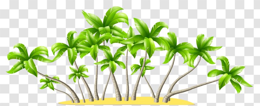 Clip Art Palm Trees Openclipart - Flower - Tree Transparent PNG