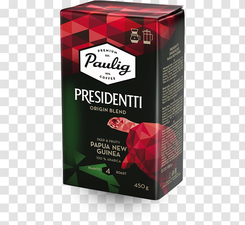 Coffee Paulig Presidentti Espresso Tea - Gustav Transparent PNG