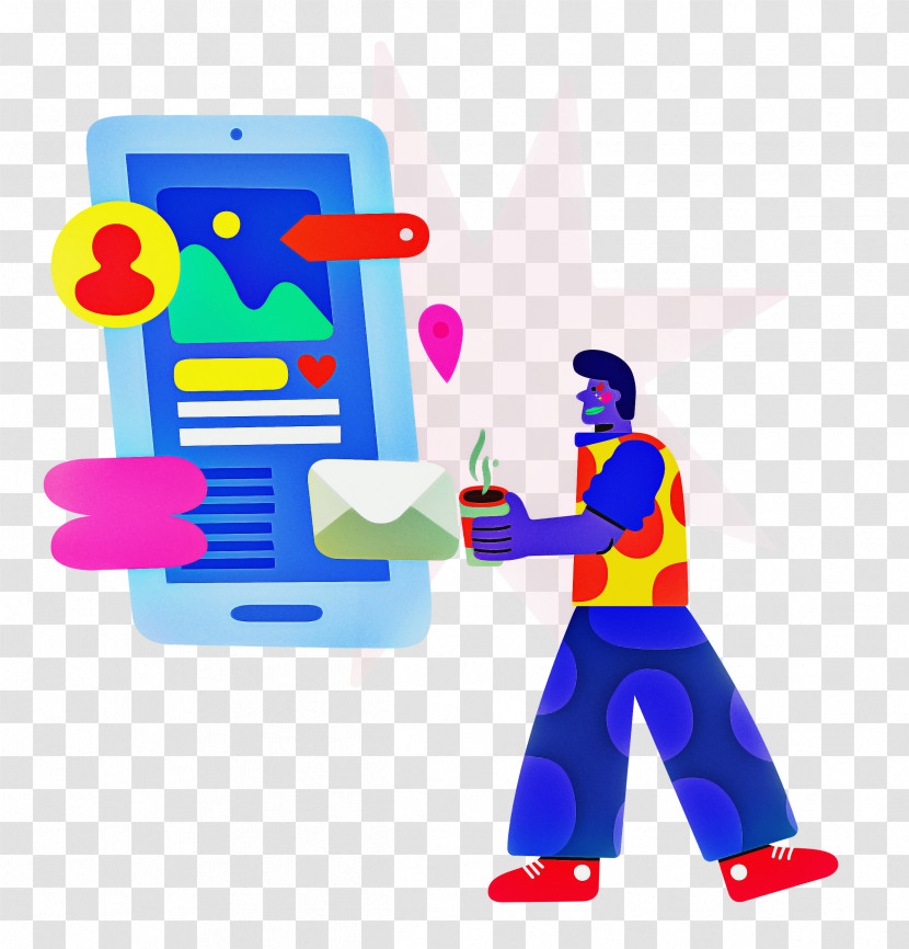 Browsing Mobile Phone Transparent PNG