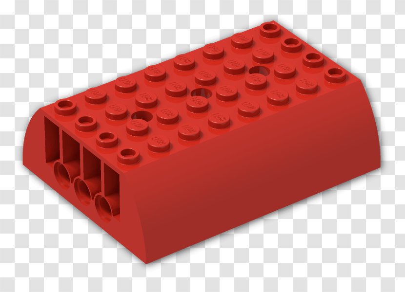 Brick Lego Universe Red Color - Slope - Curved Wall Transparent PNG