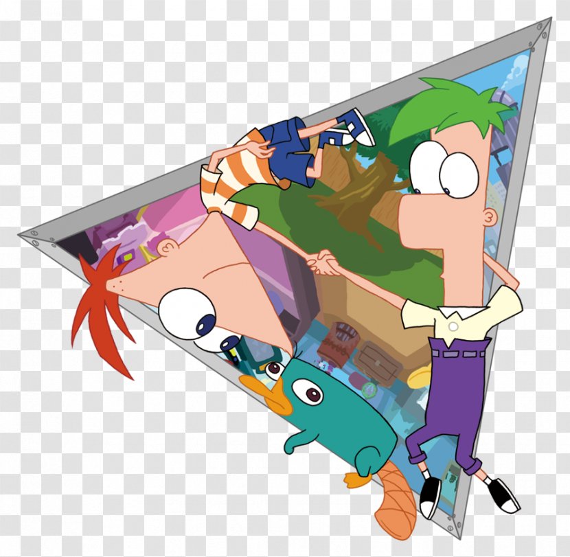 Ferb Fletcher Phineas Flynn Cartoon - Dolcett - Colorful Triangles Transparent PNG