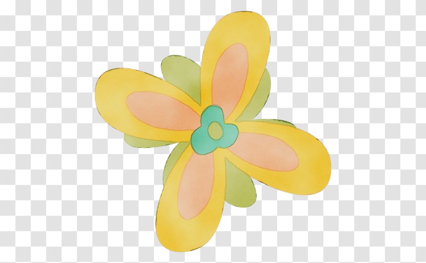 Yellow Petal Automotive Wheel System Transparent PNG