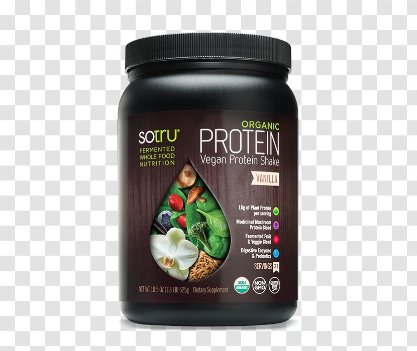 Milkshake Organic Food Protein Bodybuilding Supplement Eiweißpulver - Highprotein Diet - Vanilla Transparent PNG