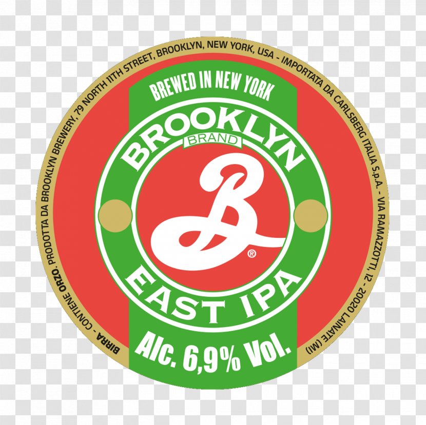 Brooklyn Brewery East IPA Logo Fluid Ounce Product - Bottle - Area Transparent PNG