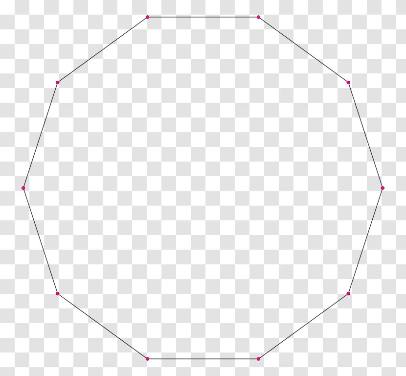 Decagon Equilateral Polygon Regular Angle - Triangle - Polygons Transparent PNG