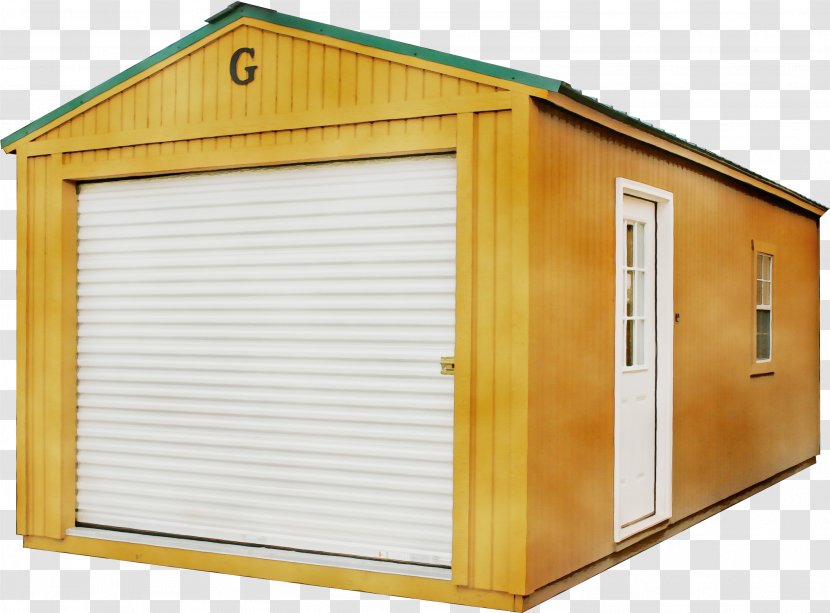 Shed Property Building Garage Roof - Log Cabin - Garden Buildings Transparent PNG